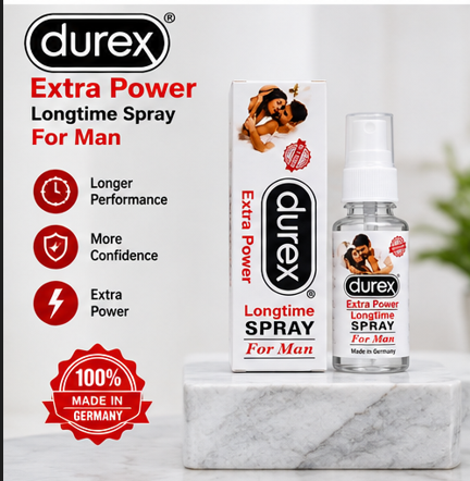 Durex Extra Power Longtime Spray for Men ā Long-Lasting Performance & Confidence