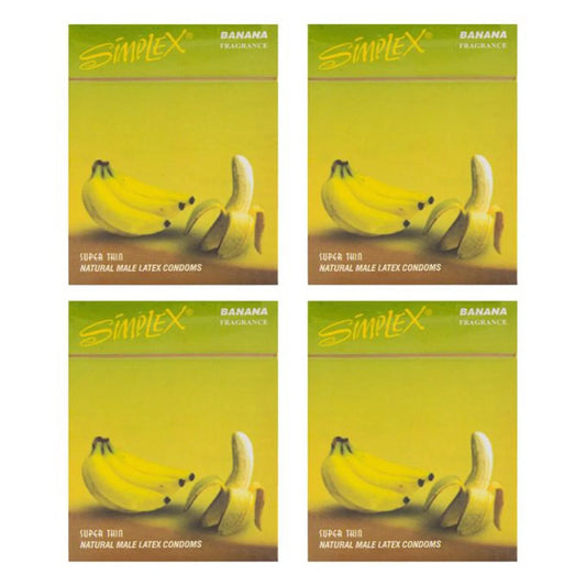 Latex Condom Banana  3x
