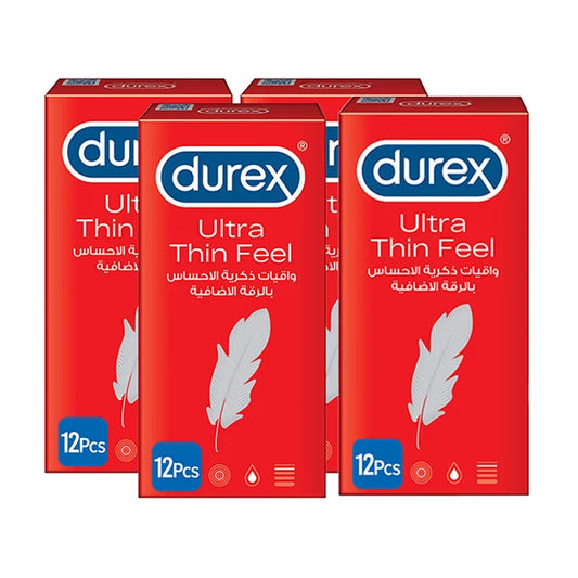 Pack Of 3 - Feel Ultra Thin Condoms 12's